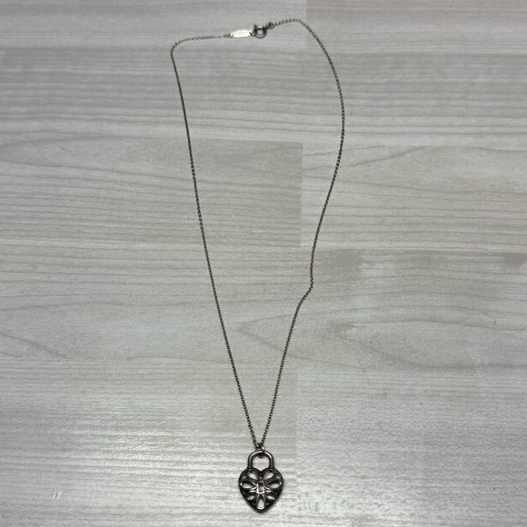 Tiffany & Co. Silver Heart Pendant Necklace - Picture 3 of 6